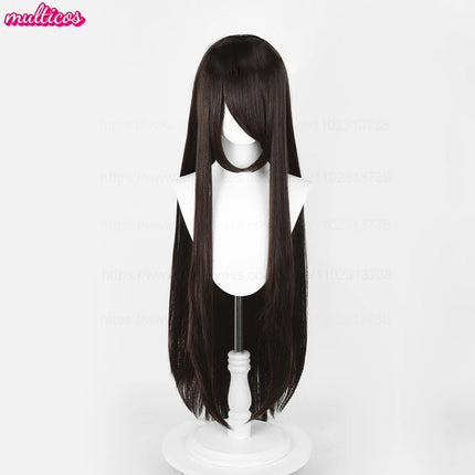 High Quality Anime 100Cm Long Staight Cosplay Wig Black White Red Pink Brown Gold Blue Blonde Purple Heat Resistant Hair Wigs
