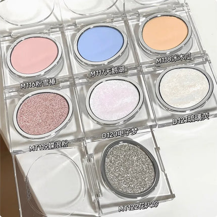 JOOCYEE Eyeshadow Single eye shadow Long-lasting blusher Natural Easy to blend matte smoked daily portable Makeup Cosmetics