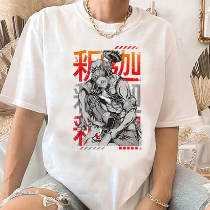 Anime Record of Ragnarok Print T-Shirt Women Men Kawaii Buddha Kawaii Fashion Summer Casual T-Shirt