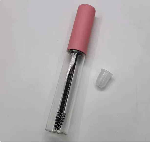10/30/50/100pcs Empty 10ml Mascara Tubes Eyelash Growth Liquid Tube Matte Pink/Clear Tube Eyebrow Dye Cream Makeup Container