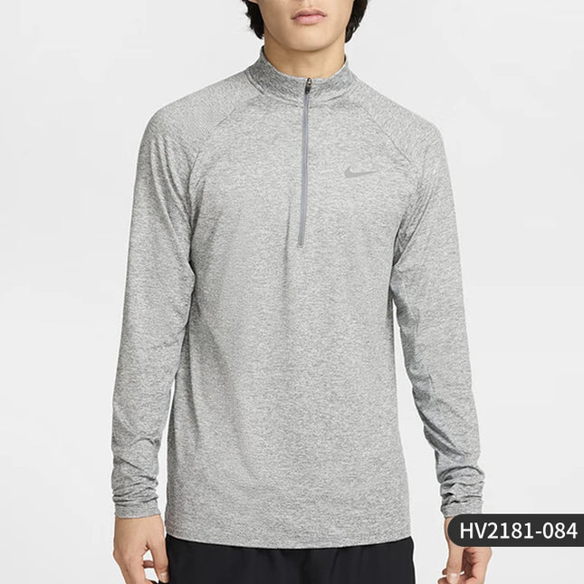 Nike Official 2025 Spring New Men's Half-Zip Running Long Sleeve HV2181-084