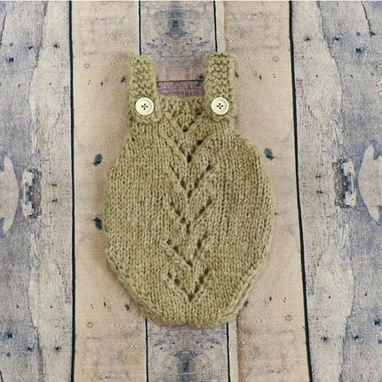Newborn Photography Props Baby Boy Girl Bodysuit Outfit Soft Knitted Romper Adorable Suitable for Studio or Home Photo Sessions