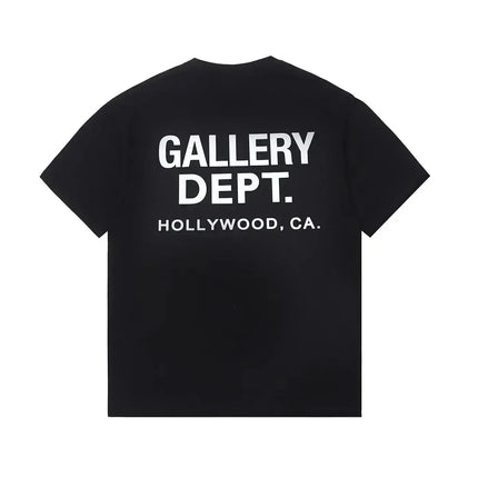 2026 New Vintage High Street T-shirt Gallery Printed Shirt Fashion Letter Printed T-shirt Casual O-neck T-shirt Summer Brand Top
