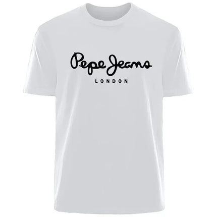 Unisex Cotton T-Shirt Street Style Print - Breathable Casual Short Sleeve
