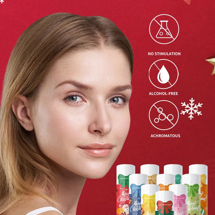 90 pieces/box 10 scented lipstick set Christmas set Moisturizing lips deep moisturizing Christmas gift