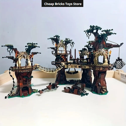 Cheapest Moc Village Bricks Building Blocks Compatible 1990pcs Space Wars Ucs Movie Dispaly Model Birthday Gifts for Teenage Toy