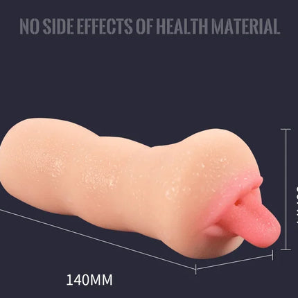 Realistic Deep Throat Vagina Artificial Real Pocket Pussy Oral Male Masturbator Blowjob Cup Erotic Sex Toys For Men Adult Games