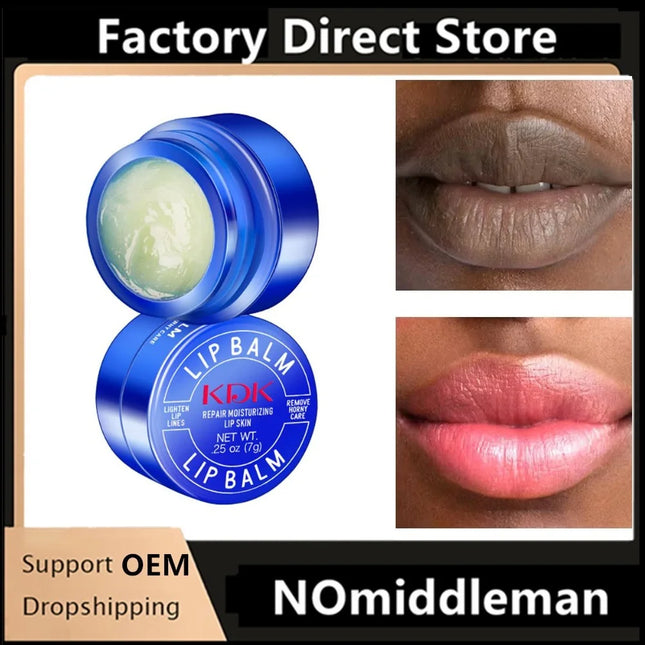 3Pcs Remove Dark Lip Balm Lightening Mask Gloss Oil Exfoliating Clean Moisturizer Makeup Beauty Health Care Products New