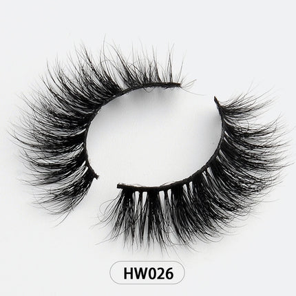 Dropshipping Wholesale Natural Wispy 3d Mink False Lashes Makeup Mink Fake Eyelashes With Soft Band Make-up For Women