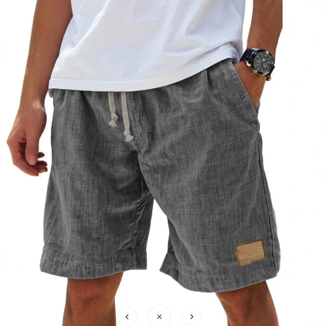 2026 Summer New Outdoor Men's Retro Breathable Versatile Linen Loose Holiday Shorts Fashion Casual Shorts in Multiple Colors