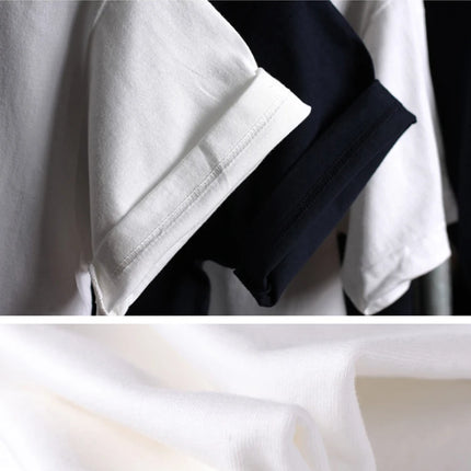 New Summer Luxury Brand T-shirt Pure Cotton Flat Print Large Size Round Neck Short Sleeve Men's and Women's Top T-shirt