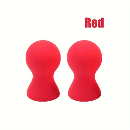 Silicone Nipple Suckers Breast Teaser Set, Soft Suction Cups for Nipple Stimulation, Reusable Silicone Nipple Stimulator Sex Toy