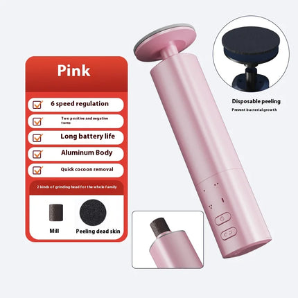 Electric Foot Grinder Aluminum Body Three-Stage Callus And Dead Skin Remover Foot Repair Tool for Charging