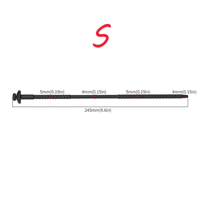 Silicone Penis Plug Sounding, Urethral Inserts Men, Urethral Dilation Catheter With Syringe, Urethra Dilator, Sex Toy for Man