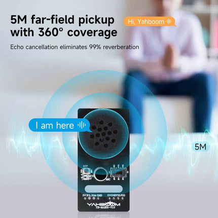 Yahboom AI Voice Interaction Module High-precision Recognition Broadcasts Intelligent Programmable Sound Sensor for Robot Toys