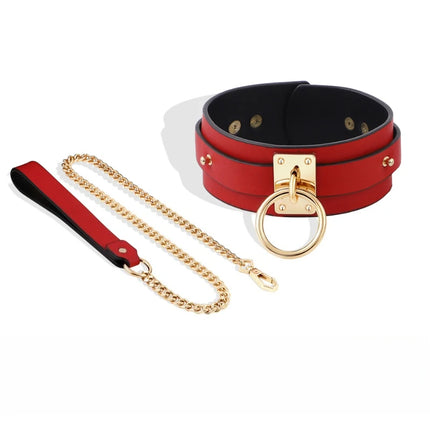 Leather Red Handcuff Anklecuffs Bondage BDSM Goth Red PU Leather Bracelet Cuff Adult Erotic Sex Toys for Couple Sexy Adult Games