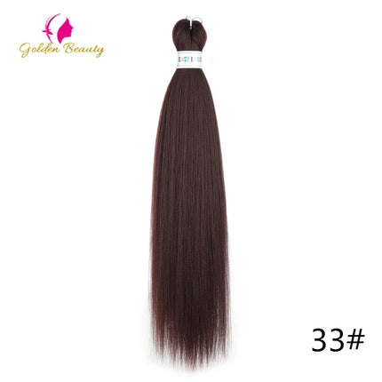 26"Corlorful Selling Jumbo Easy Braiding Hair Ombre Rainbow Braiding Cosplay Hair Synthetic Pre Stretched Hair Braids wigs