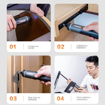 4V Smart Cordless Screwdriver / Tournevis Sans Fil 4V