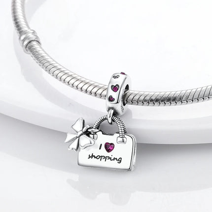 925 Sterling Silver Charms Mother Girl Boy Family Life Pendant Beads Fit Original Bracelet Necklace Diy Charm Women's Party Gift