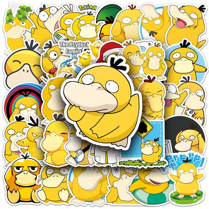 50/100pcs Cute Cartoon Pokemon Anime Stickers Pikachu Decals Motorcycle Laptop Phone Case Car Waterproof Sticker Kid Classic Toy