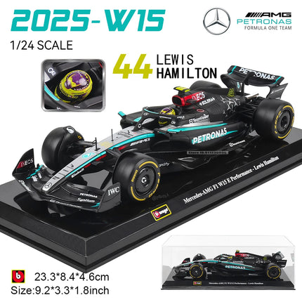 Bburago 1:24 2022~2024 F1 serie various style Red Bull RB19 Gran Premio de Austin SF23 W14 precision model car collection gift