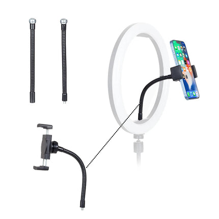 Flexible Arm Monopod Metal Tube Rod Stands Selfie Stick with Ball Head for Mobile Phone Smartphones Tripod Live Streaming
