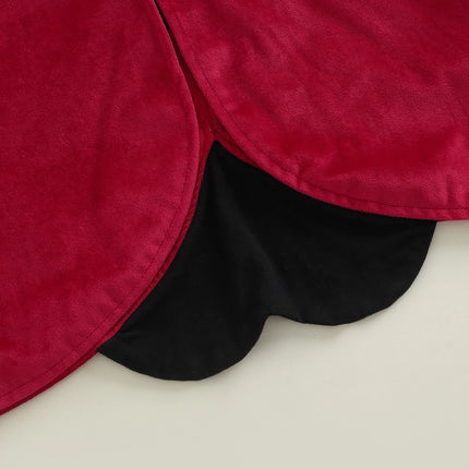Toddlers Ladybird Costume, Baby Ladybug Cape + Headband Set for Cosplay, Halloween Party, Photography, 6 Months to 3 Years