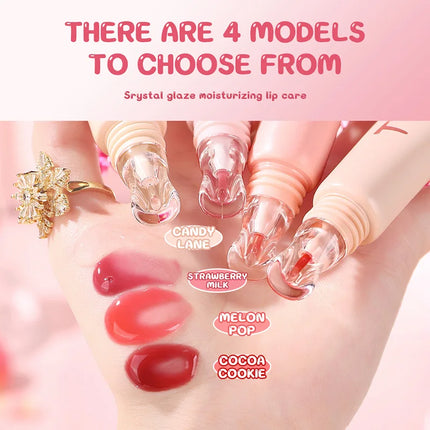 Tvlv Color Lip Gloss Lip Balm Lip Oil Three-In-One |   Autumn and Winter Essential Moisturizing Lip Care, Lip Wrinkle Reduction, Anti-Cracking, and Brightening