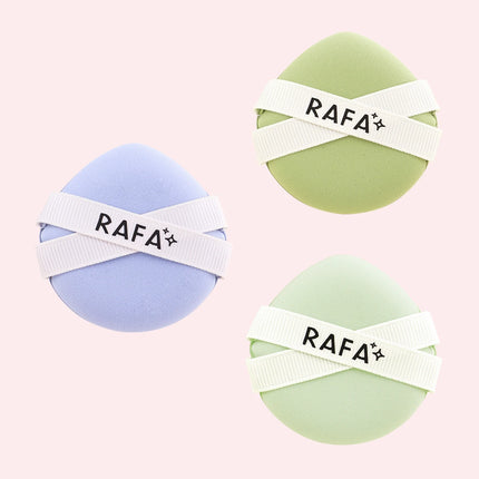 3pcs double bandage super soft puff suit, wet and dry, suitable for foundation, smooth makeup, suitable for all skin types.