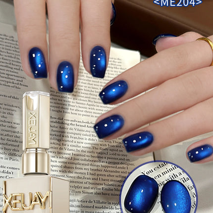 XEIJAYI 1pc 15ML Blue cat eye Nail Gel polish Semi Permanent Nail Art Soaking UV LED Nail Salon DIY Nail Salon Gel