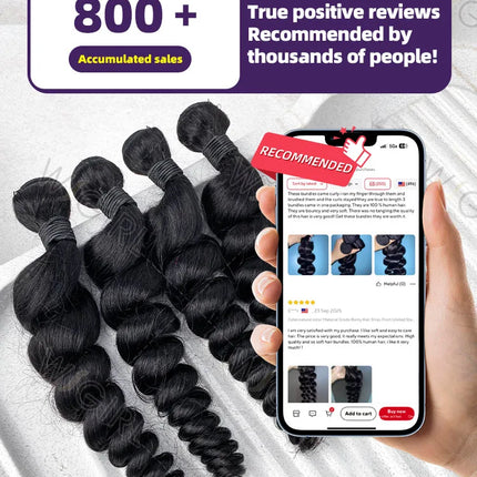 Wigirl Loose Wave Bundles Human Hair Raw Virgin Unprocessed Extensions 1 3 4 Loose Deep Wave Bundles Double Weft Wholesale