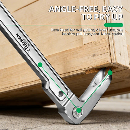8/10/12-inch Flat Dovetail Chisel End Nail Pullers Household Woodworking Pry Bar Multi-purpose Tool (Hand Tools)