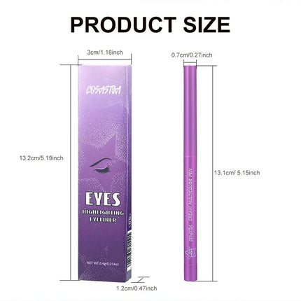 Color-changing Eyeshadow Stick Multi Chrome Eyeliner Waterproof Long Last Smooth Cream Gel Liner Eye Makeup Glitter Eye Shadow