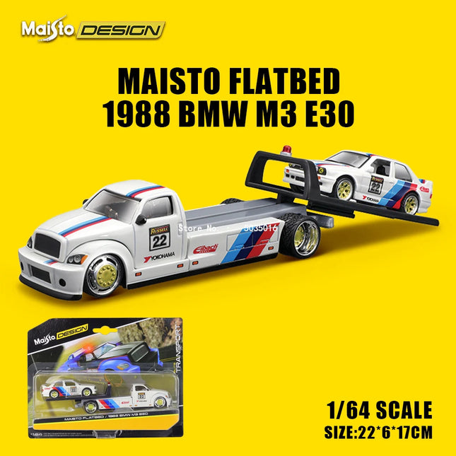 Maisto 1:64 1957 Chevrolet Flatbed Design elite transport die-cast precision model car Model collection gift