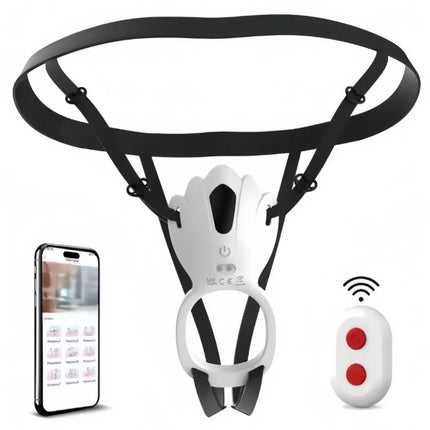 4-in-1 Wearable Vibrator 10-Frequency Vibration Penis Ring Clitoris Stimulator G-Spot Anal Massager Adult Sex Toys Masturbator