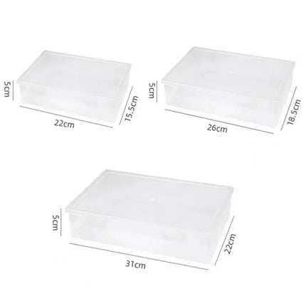 Transparent Storage Box A4-A5 / Boîte Rangement Transparente
