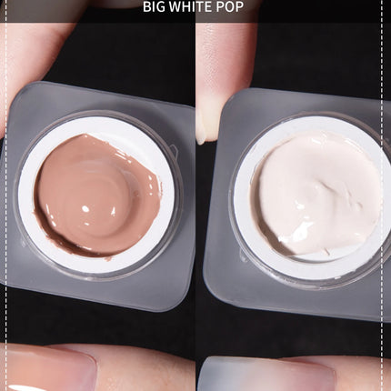 RSNAIL 1/2PC Nail Concealer Gel Nail Polish Slapped Gradient Effect Lacquer Concealer Gel UV Soak Off Varnish for Nail Art Salon