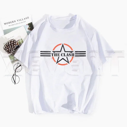 London Calling The Clash Album Ulzzang T Shirts Spring Tops Tees Men Women Short Sleeve Casual T Shirt
