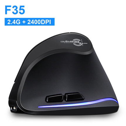 Lefon 2.4G Ergonomic Mouse Vertical Wireless Mouse Rechargeable Gaming Mice for PC Laptop MacOS Office F35C/F35B/F35 버티컬 마
