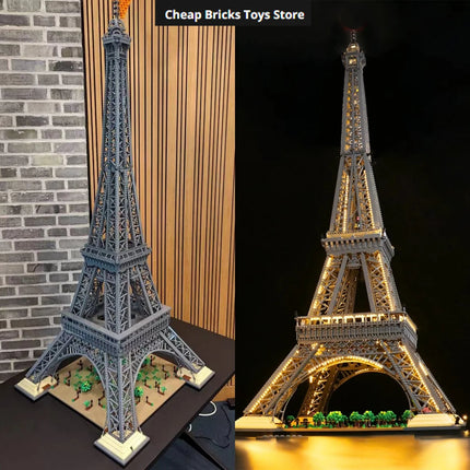 Cheapest 2026 Moc 1.49m 10001 Pcs Compatible Large Eiffel Tower Adults Birthday Christmas Gifts MOC Building Block Bricks