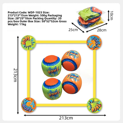 Inflatable Boxing Ring Water Spray Toy Kids Interactive Fighting Game Outdoor Backyard Pool Party Summer Fun Play Toy for Child