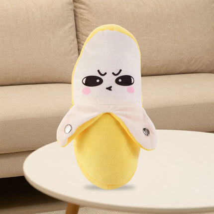 Creative Fruit Induction Metronome Soft Sensory Music Rhythm Stuffed Cute Interactive Playing Joint Banana Educational