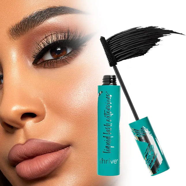 Thrive Causemetics Liquid Lash Extensions Mascara Thickening Lengthening Waterproof Smudge-Proof Nourishing Fiber Eyelash Makeup