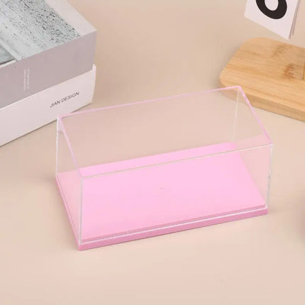 1Pcs Transparent Acrylic Storage Box Practical 1/43 Diecast Model Car Display Box DIY Dustproof Display Rack Toy