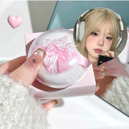 Wish Bow Cute Blusher Lasting Not Easy to Fly Powder Pink Blush Face Brighten Shading Rouge Rubor Korean Dupes Makeup Cosmetics