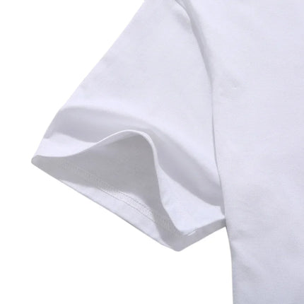 New Gabby Dollhouses Pink Short Sleeve White T-shirts Girls Tops Cotton Summer Casual Birthday Number T-shirt Party Supplies Tee