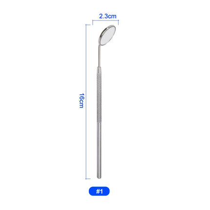 1pcs Tartar Scraper Scaler Plaque Remover Dental Mirror Teeth Pick Spatula Dentist Hygiene Oral Care Kit Tooth Cleaning Tool