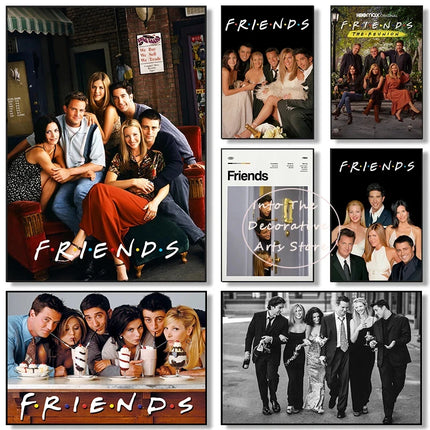 Classic TV Show Friend Canvas Painting Posters and Prints Wall Art Pictures for Living Room Corridor Home Decoration Cuadros