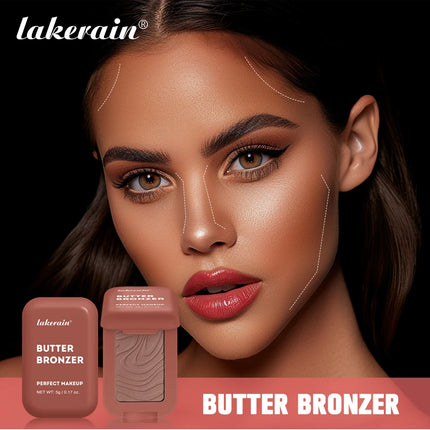 Professional Makeup Matte Buttermelt Bronzer, Long Wear Face Makeup, Korean Face Cosmetics, Wear Up to 12 Hours, Vegan Formula