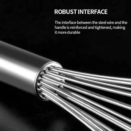 Stainless Steel Manual Egg Beater Egg Stick Mixer Egg Beater Cream Egg Baking Egg Mixing Artifact Household Baking Tools